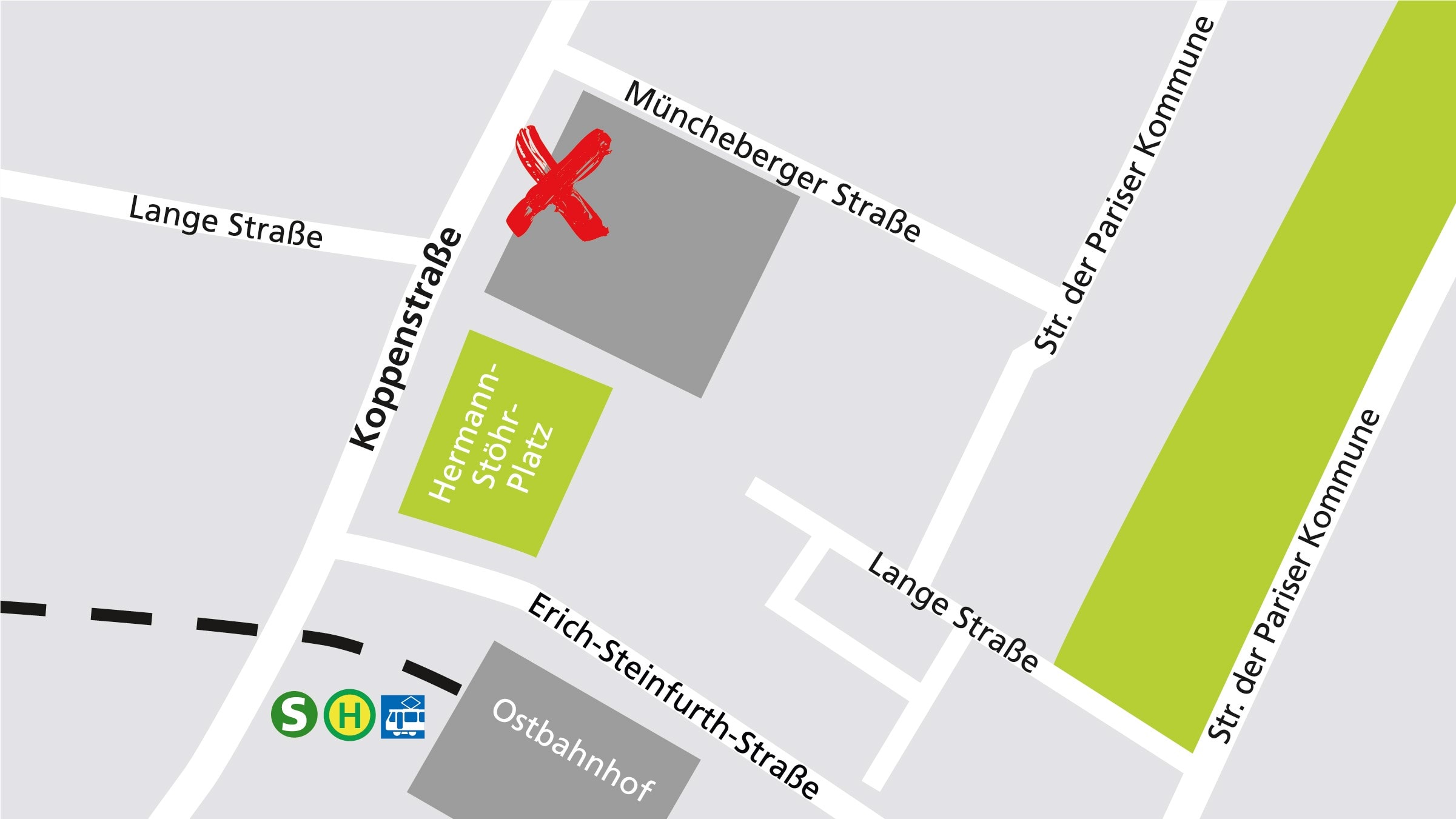 Anfahrtsbeschreibung zu Ihrem Bio-Markt in Berlin, Koppenstraße