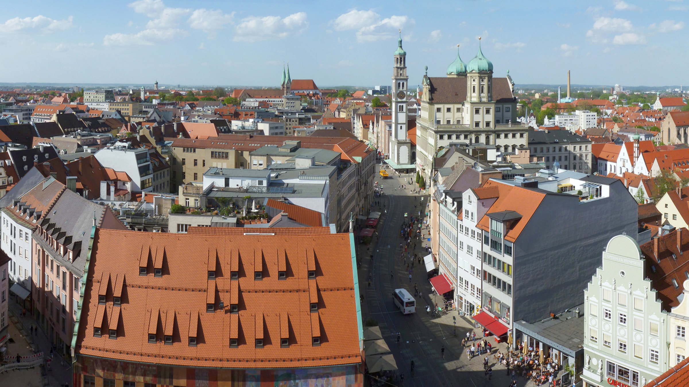 Alnatura Augsburg: Stadtpanorama von Augsburg