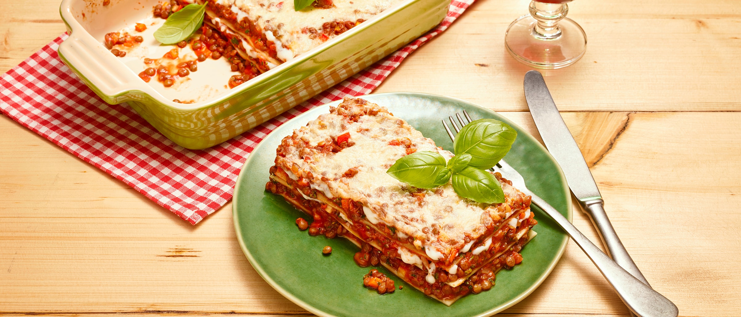 Alnatura Rezept: Linse-Lasagne