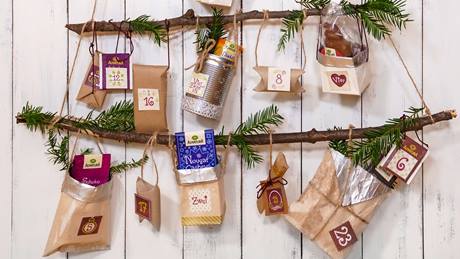 Alnatura Adventskalender basteln 
