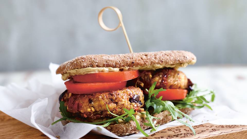 Mediterrane Gemüse-Burger