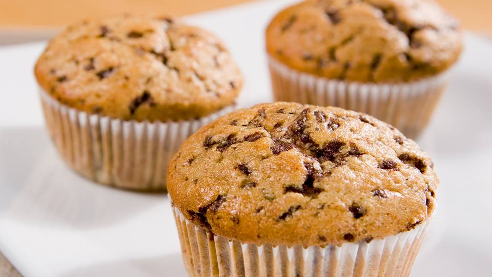 Schokostreusel-Bananen-Muffins