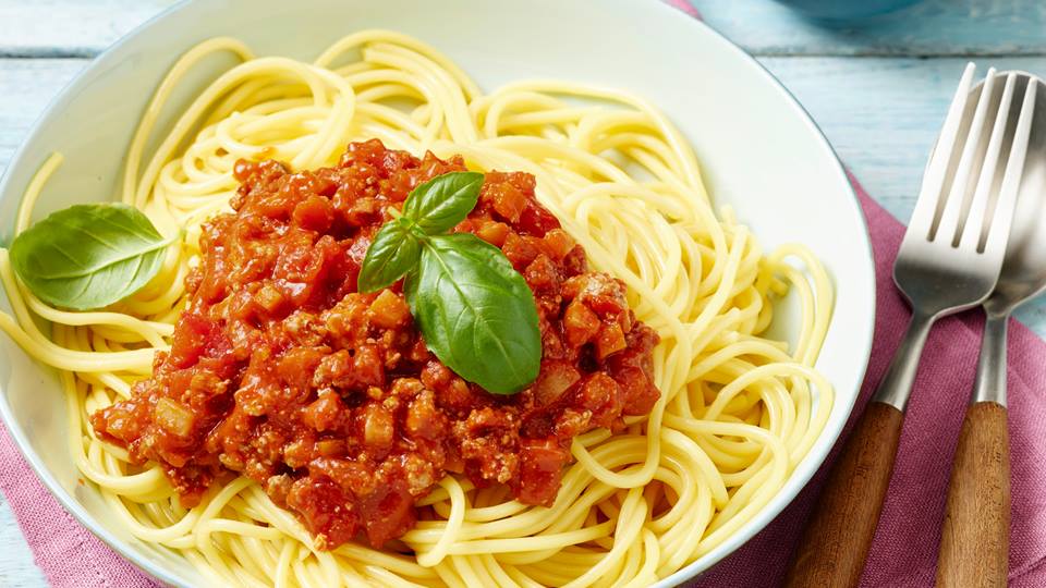 Vegane Tofu-Bolognese