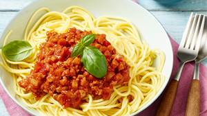 Vegane Tofu-Bolognese