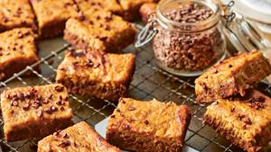 Saftige Karotten-Süßkartoffel-Brownies
