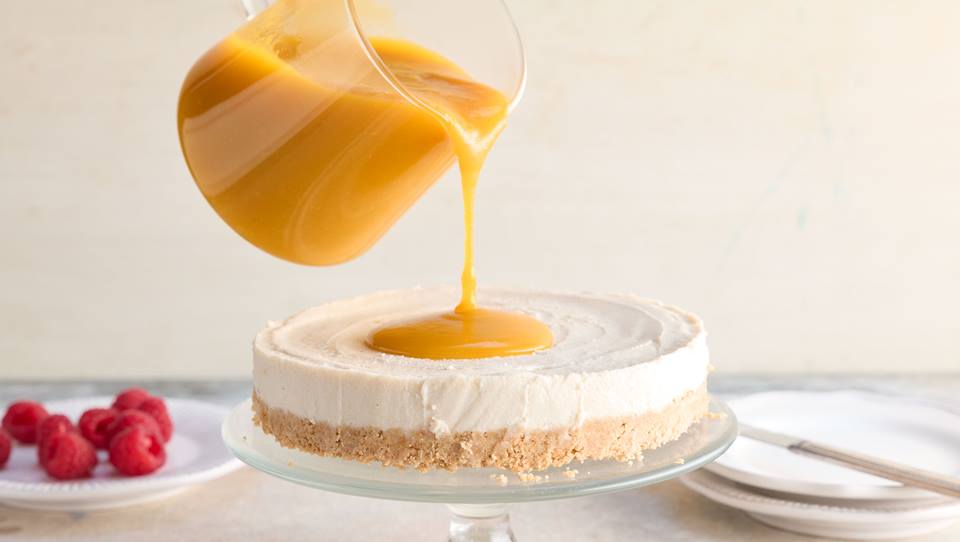 Mango-Tortenguss