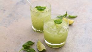Fruchtig-frischer Basilikum-Mocktail