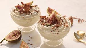 Cremige Feigenmousse
