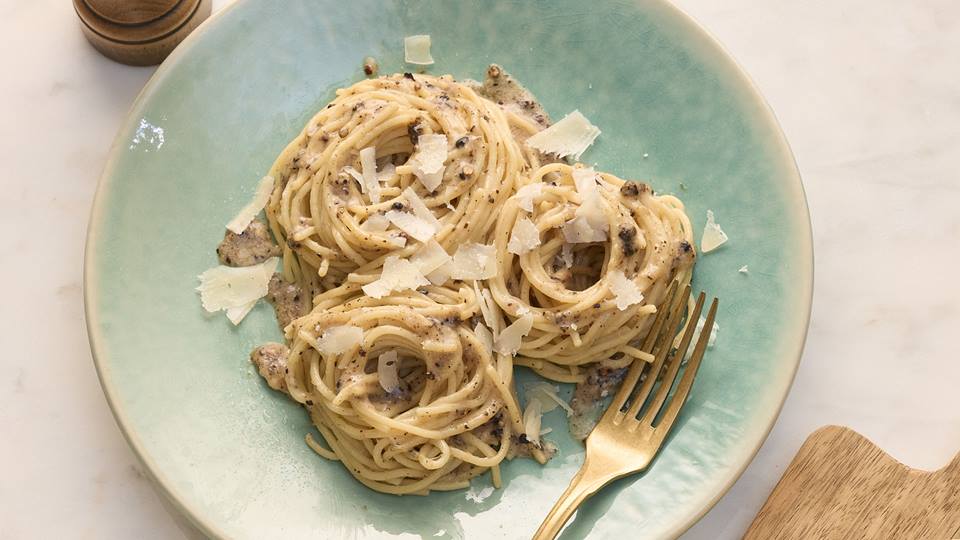 Spaghetti cacio e pepe