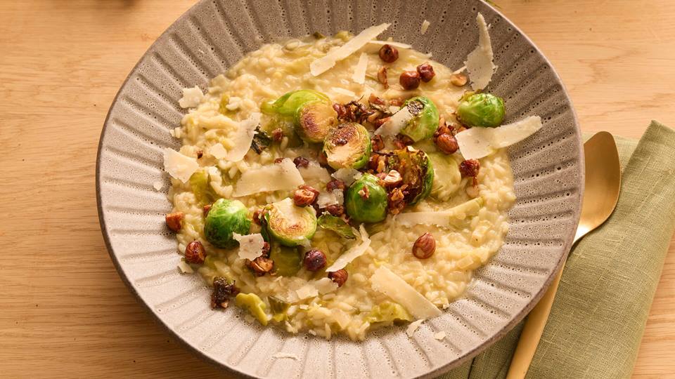 Rosenkohl-Risotto